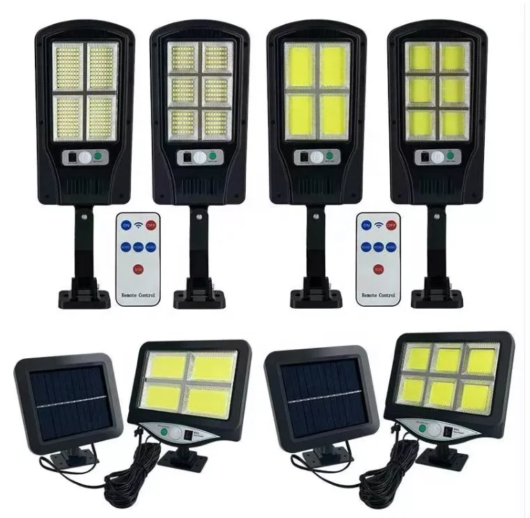 120 LED Solar Motion Sensor Light IP67 Outdoor Spotlight Safety 65 watt Solar Flood Light for Barn, Garden, Pool, Garage