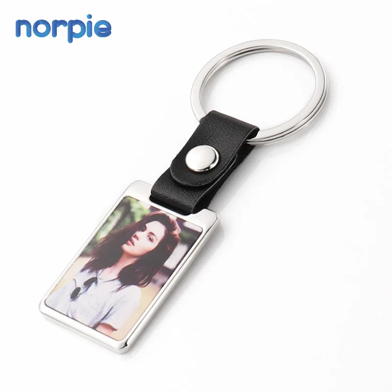 Make Your Own Logo Photo Keychain Sublimation Metal Keychain Wholesale Custom Keychains