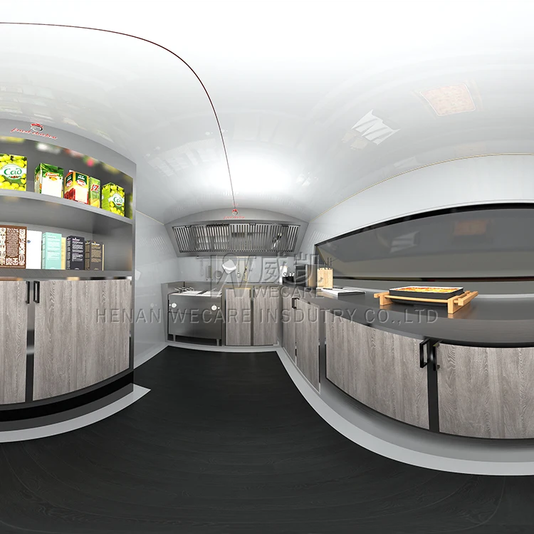 Supply fashion design food trailer taco, fried chicken, fast food kiosk for sale outdoor