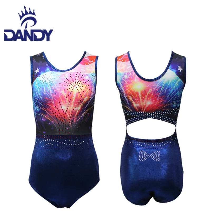 Gymnastics Competition custom girls shiny ombre styles women design gymnast bodysuit gymnastics ballet leotard adult