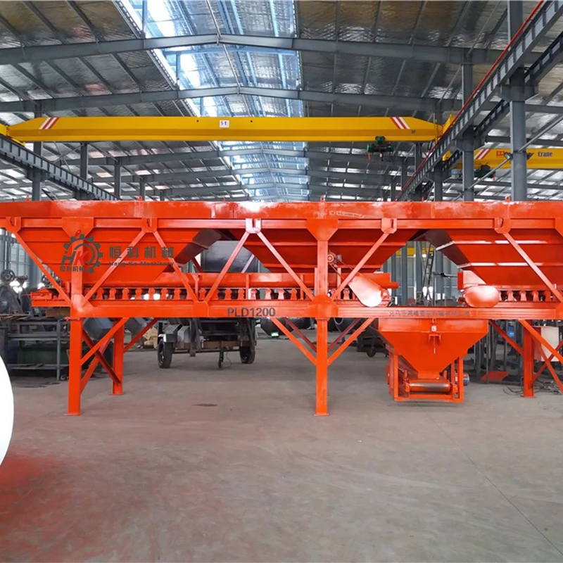 Factory concrete mixing plant batching machine PLD2400 four bin concrete batching machine engineering machinery