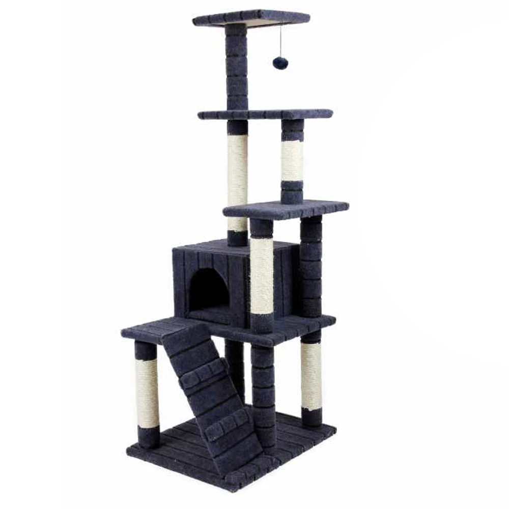 
Wholesale Eco friendly Nature Sisal Luxury Cat Tree, Large Scratching Cat Tree Tower, Durable Scratcher Cat Tree  (60737396265)