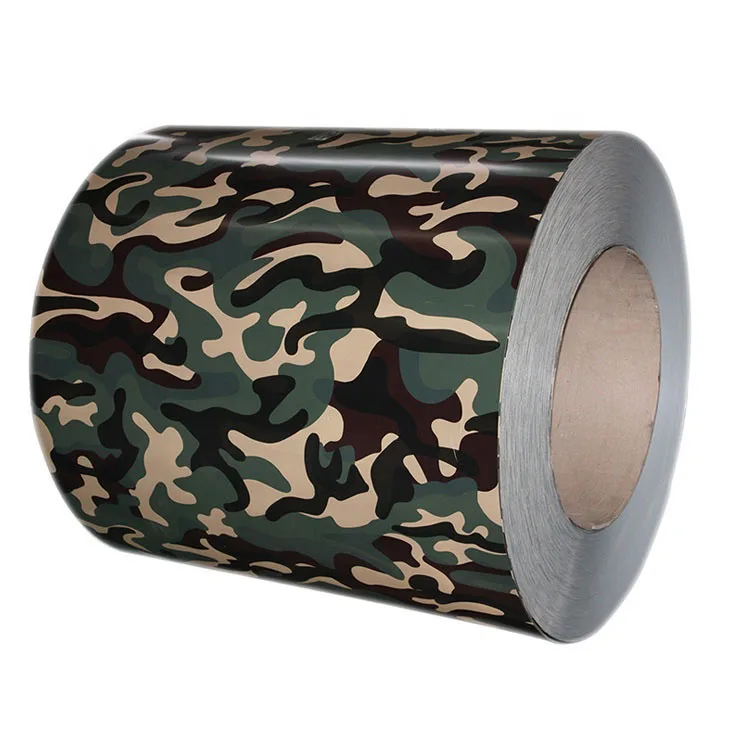 cheap ppgi corrugated camouflage color coated prepainted galvanized steel coated coil ppgi ppgl color coil roofing sheet