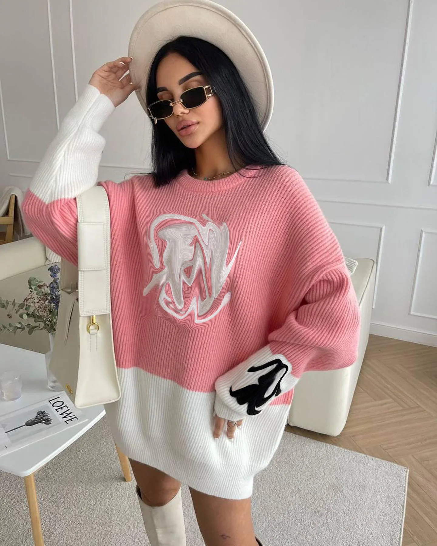 2025 Fall designer womens clothing New arrival knitted sweater ladies Knitted Girls winter knit top women  sweater
