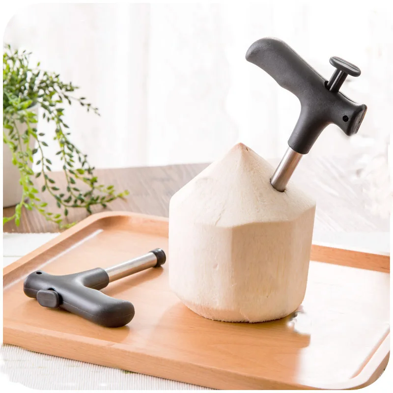  Home Fruit Pitting Tool To Open Coconut Artifact Shell Breaker Hole Nut Punch Drilling Kitchen
