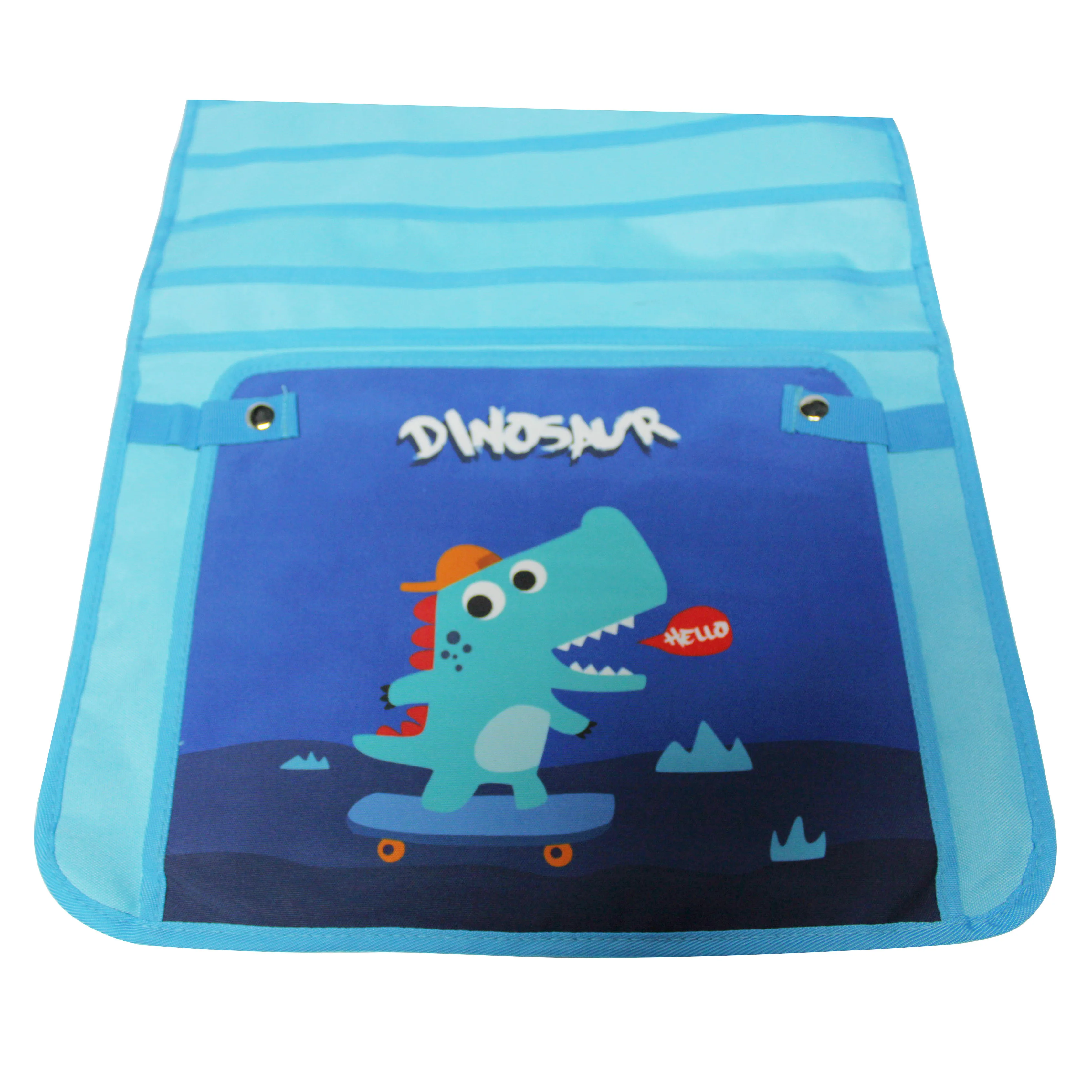 Custom Oxford fabric hanging multilayer behine doors with cover multi grid hanging pocket wall hanging large storage bag