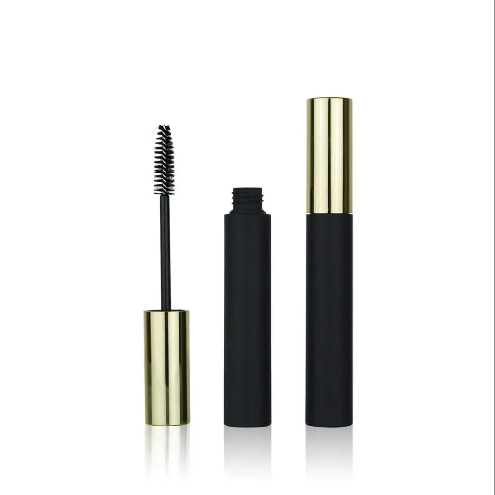 
Wholesale Pure White Black Empty Square Mascara Bottle Plastic Makeup Mascara Tube Container 