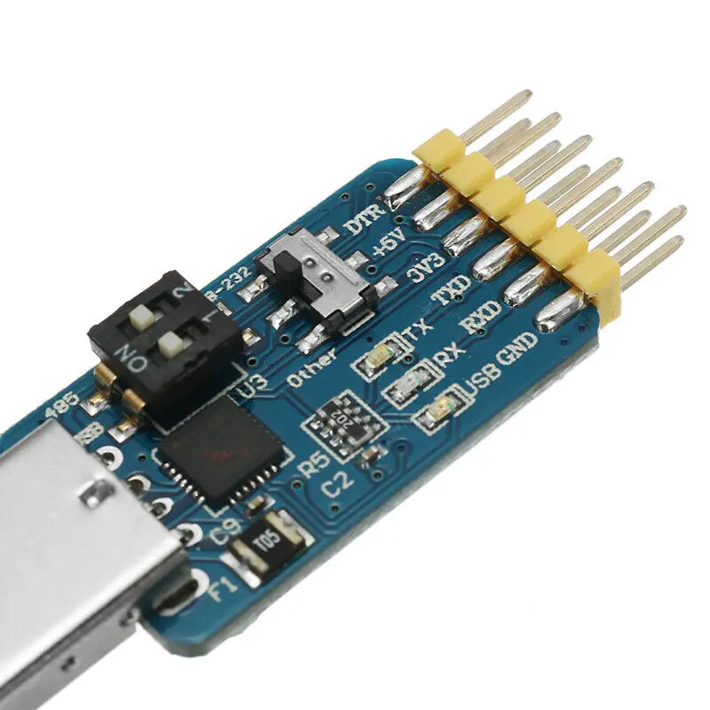 6 в 1 многофункциональный преобразователь CP2102 USB TTL 485 232 3 В/5 В совместим с