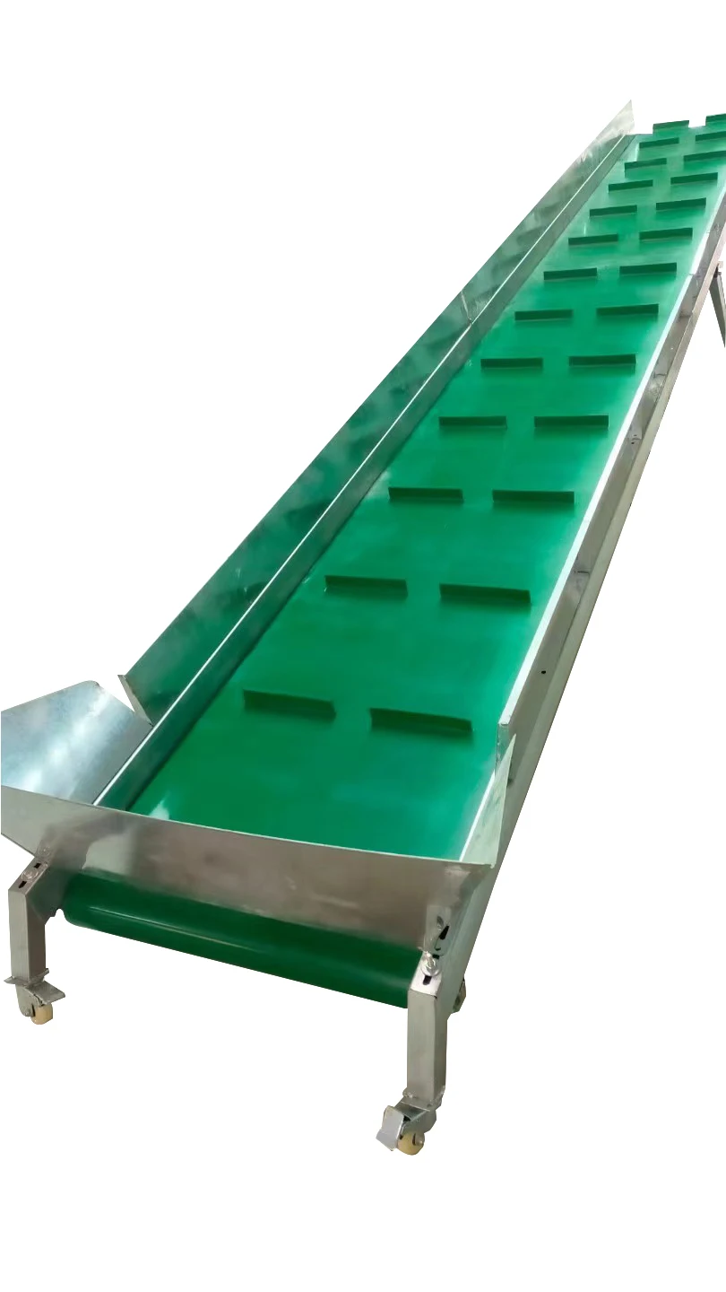 Long Distance Belt Priceautomatic Conveyor Belt With Bucket Incline Conveyor With Hopper Conveyor Driven By Motor