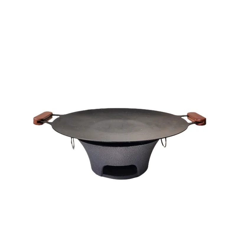 Spot goods indoor cast iron smokeless portable camping coal charcoal stove for cooking