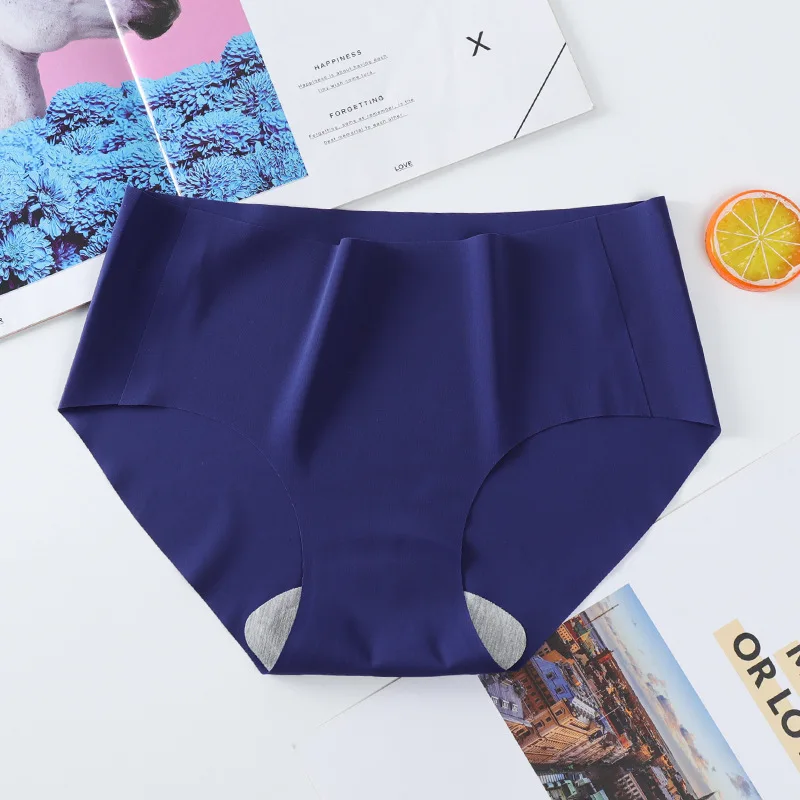 Wholesale One Piece Sleep Underwear Ice Silk Seamless Breathable Panty For Women