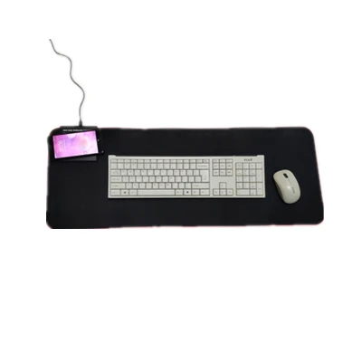 Customized design Soft LED Gaming Keyboard Mat Wireless Charging Rubber Gaming Mousepad