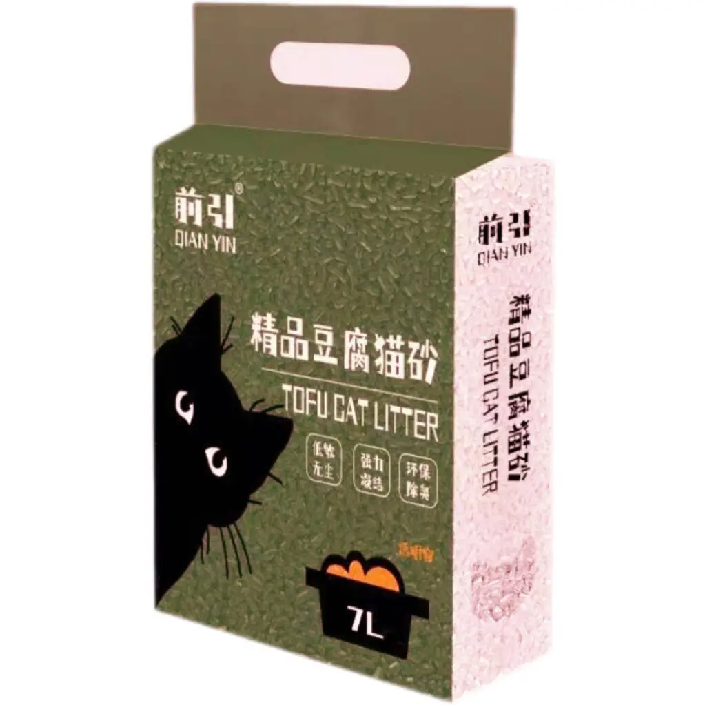 Dust-free Deodorizing Tofu Soy non-mixed Bentonite Cat Litter Plant Scented Pet Cleaning Supplies for Cats