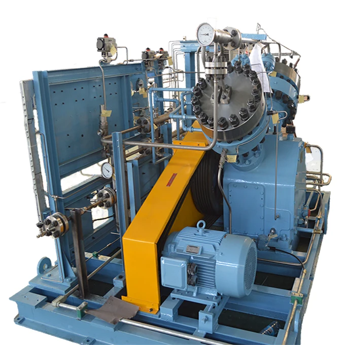 helium oxygen hydrogen compressor high purity oil free membrane compressor