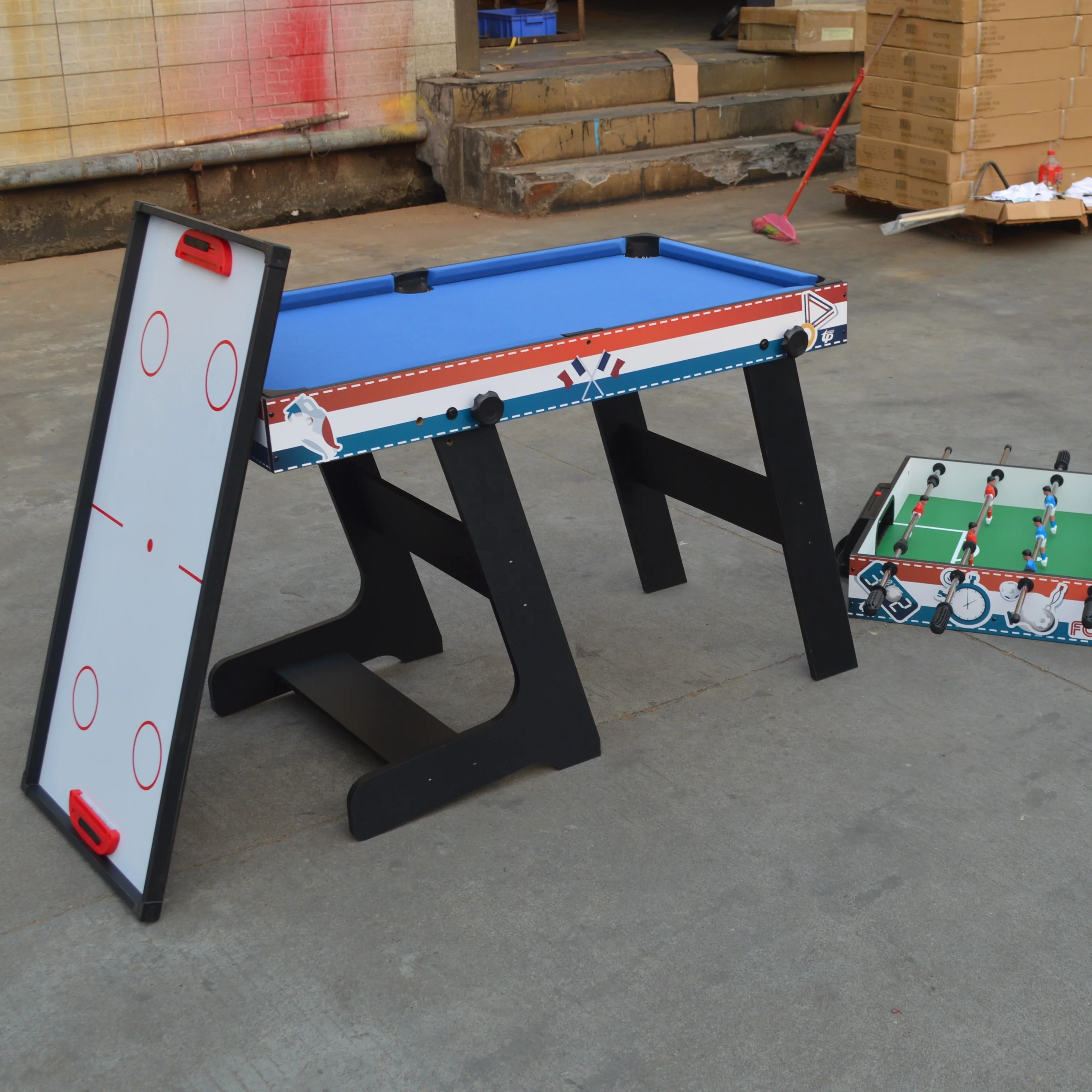 Новый дизайн 4in1 складной многофункциональный игровой стол/бильярдный/Теннис/Хоккей механический скобочный шов стол TM-1816
