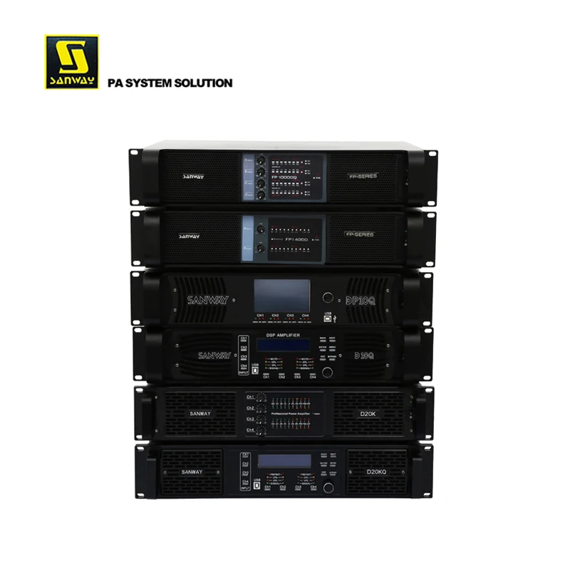 D20KQ FP20000Q Sanway 4-канальный цифровой обработки сигналов мощности