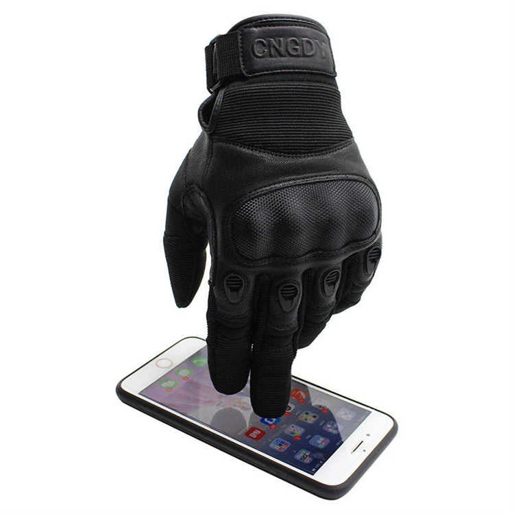 Superior Durable Wear-resistance Scratch-resistance Touchscreen Breathable Sheep Leather Riding Driving Motorcycle Gloves