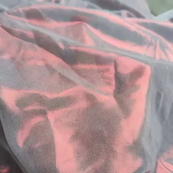 Wholesale Satin Shinny Liquid 100 Polyester Crystal Laser Pleated Metallic Foil Coated Silk chiffon Fabric