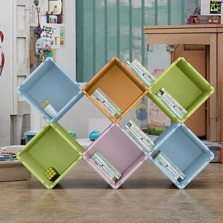Modern DIY furniture plastic locker cabinet for school classroom Modular diy furniture plastic storage cube storage cabinet