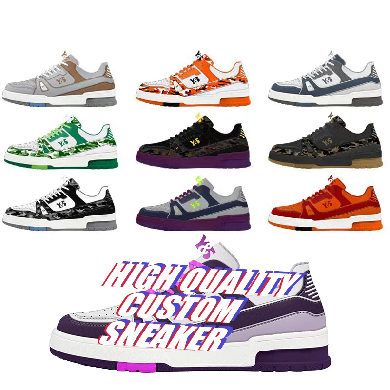 Manufacturer Small Orders Latest Design Leather Luxury Sneaker Fitness Walking Custom casual Mens Shoes