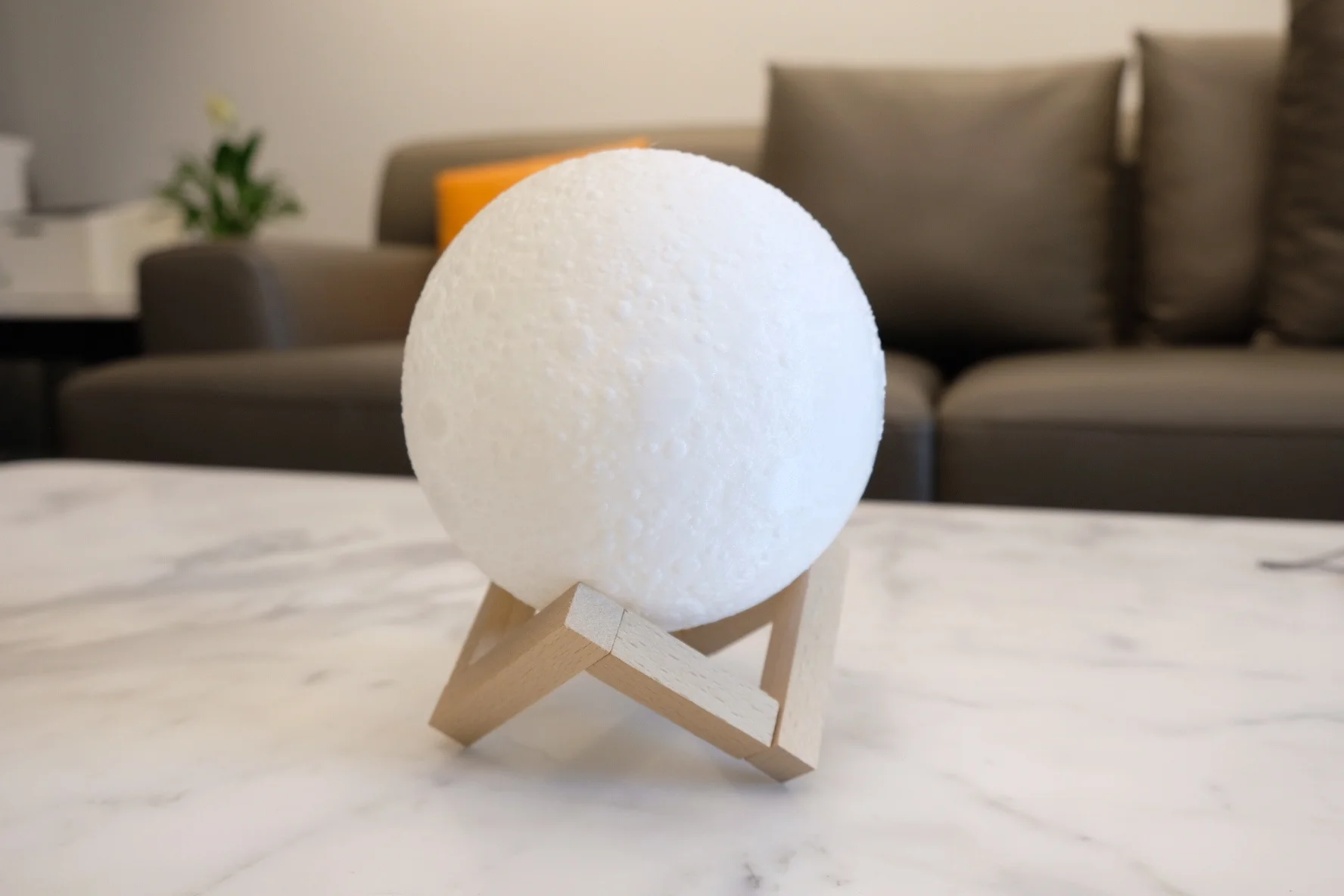  Лучшие продажи светодиодный ночник 15 см 3 вида цветов сенсорный выключатель 3d печать свет луна