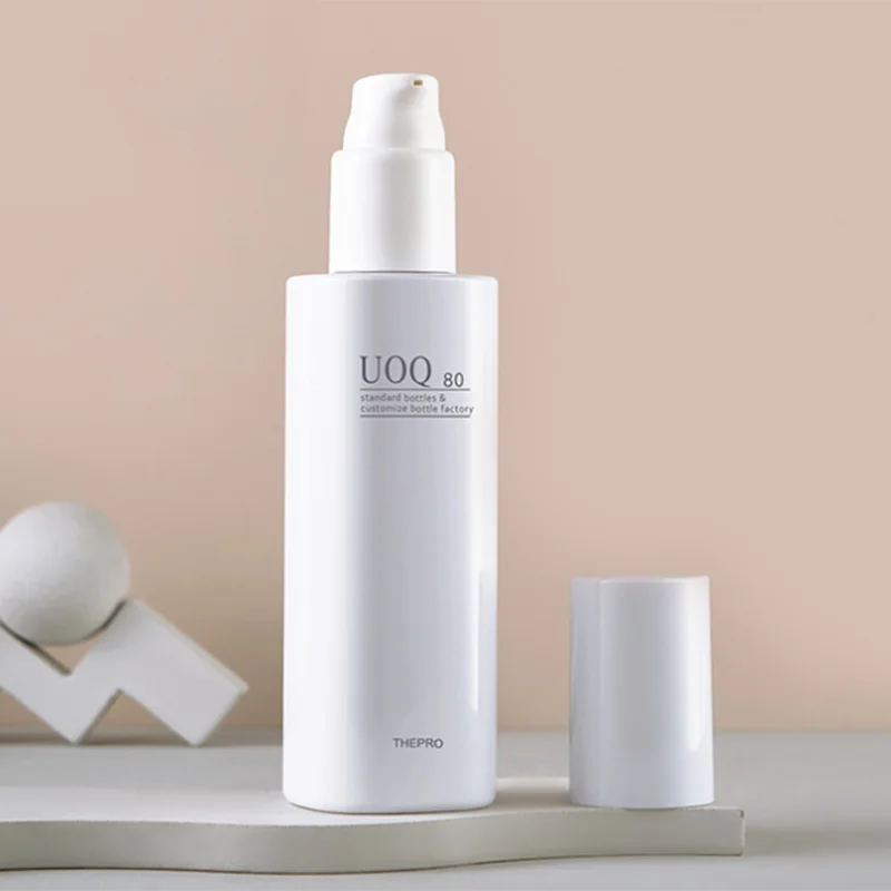 50ml 80ml 100ml 120ml 150ml White square lotion  spray bottle PET plastic bottle toner cosmetic bottles