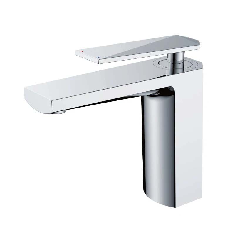 High end hand wash basin faucet china single handle chrome plating bathroom faucet with KC