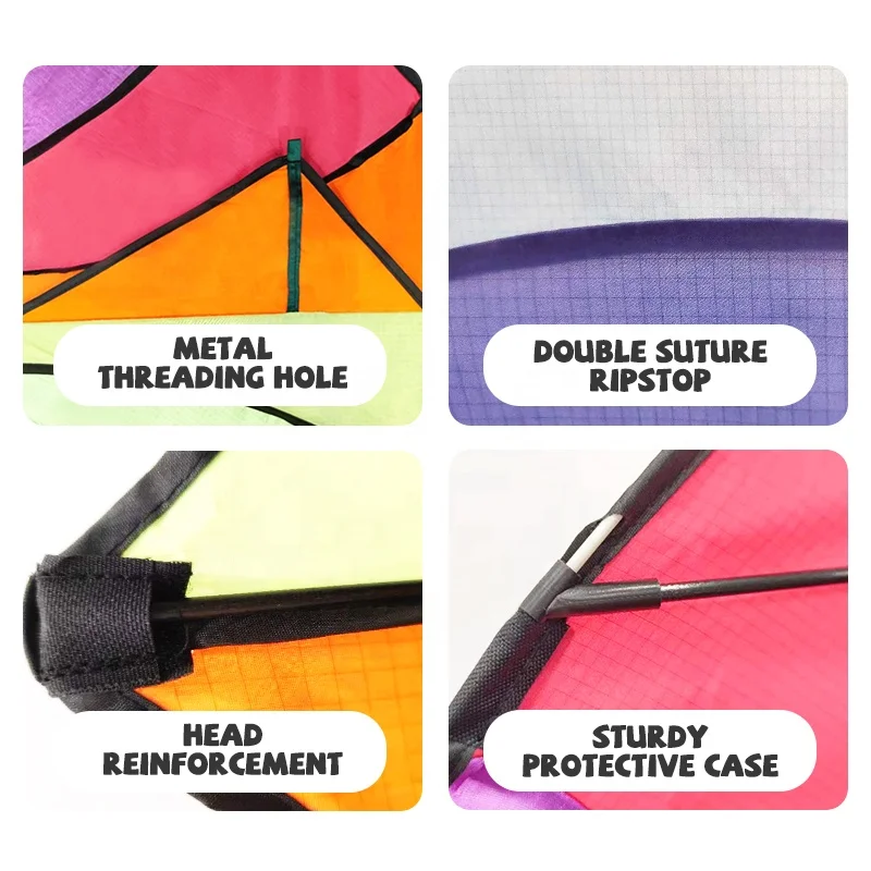 2022 Low price factory wholesale kites flying delta kite rainbow kite