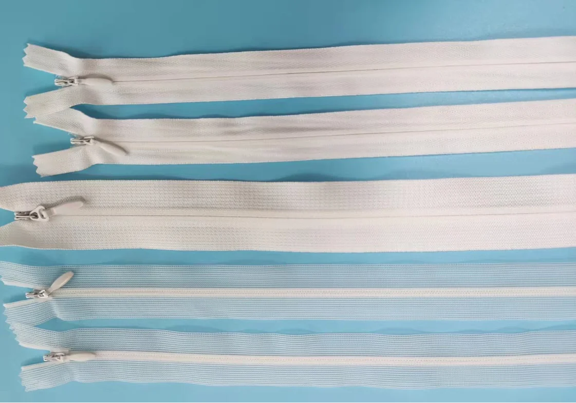 Hot Sale #3#5 Invisible Nylon Custom Frosted Zipper Bag For Clothing,Garment accessories