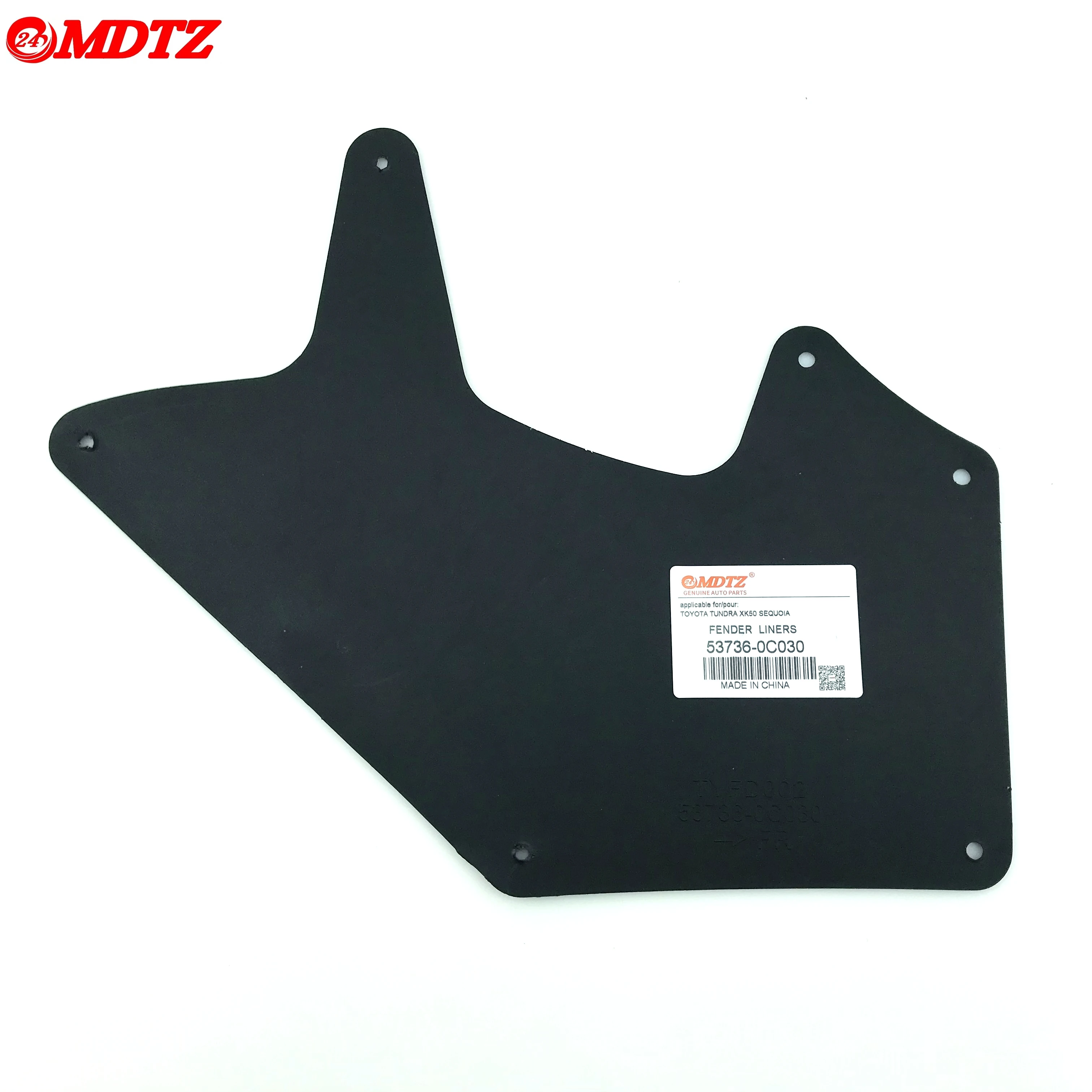 For Toyota Tundra XK50 Sequoia XK60 Mud Flaps Splash Guards Mudflaps Fender Liners Shield Apron Seal Flares Rubber 53739-0C020