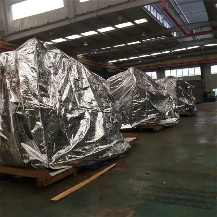 Custom Large Aluminum Foil Square Bottom Bag Medical Precision Equipment Thickened Vacuum Packaging Heat Insulation Materials