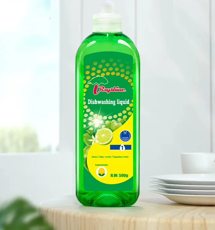 Eco-friendly home Soda Lemon fragrance Liquid detergent for Dishing washer 500 G