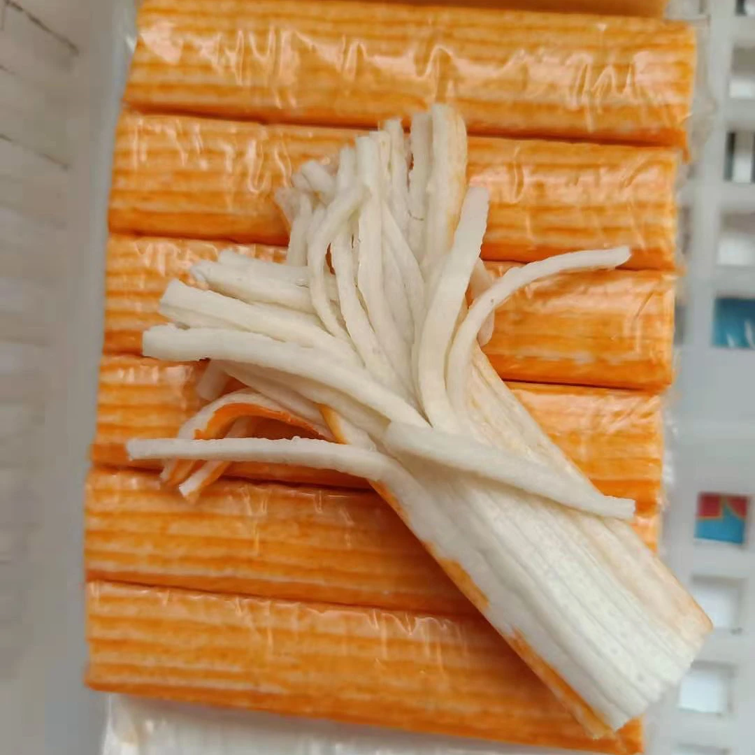 Middle high Quality Paprica color  Surimi crab sticks for export from factory directly to France