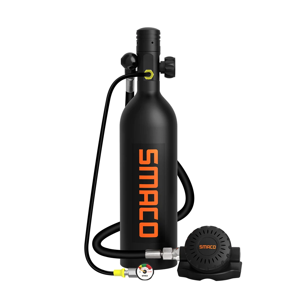 
Smaco Diving Mini Scuba Cylinder S400 Pro Oxygen Tank Underwater Breath Equipment Set 