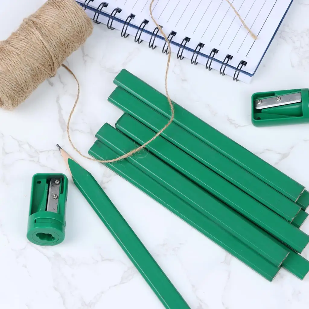 20PCS/Lot Wooden Hexagon HB CarpenterSpecial-Purpose Pencils High Quality Drawing Pencil Set