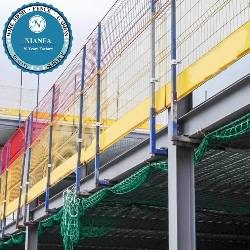 new style customized construction site protection system tubular guardrail edge anti fall steel safety barrier fence