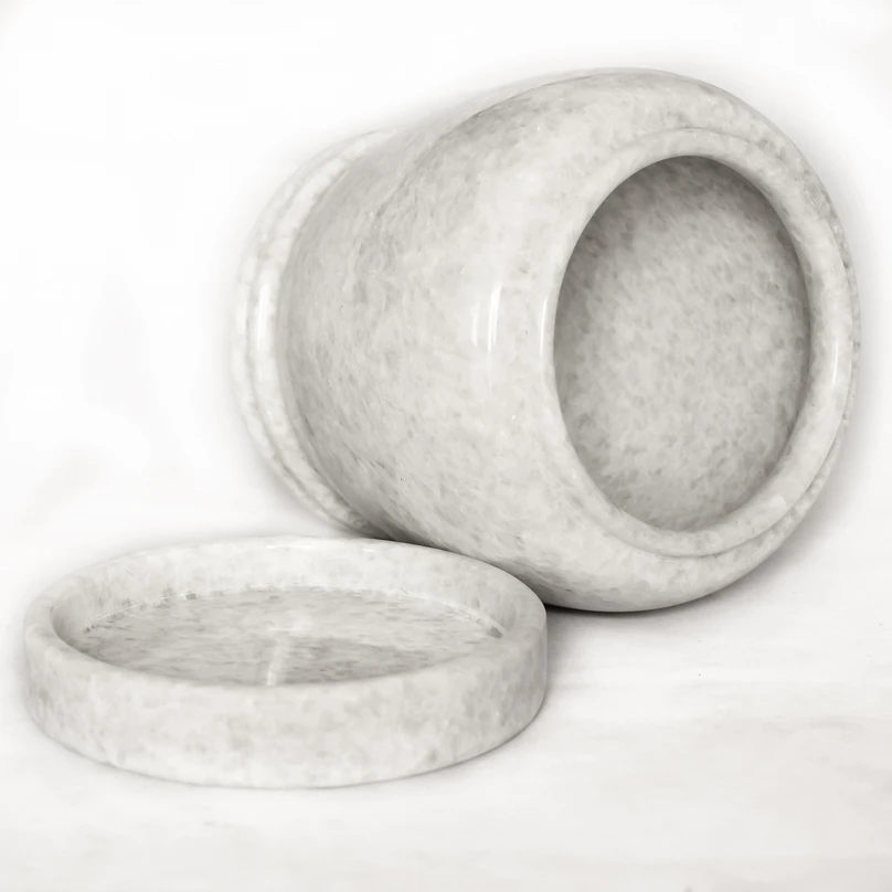 Paw Print In Love Memory Funeral Casket Keepsake Cremation Urns for Pet Ashes Metal Jars Hot Selling