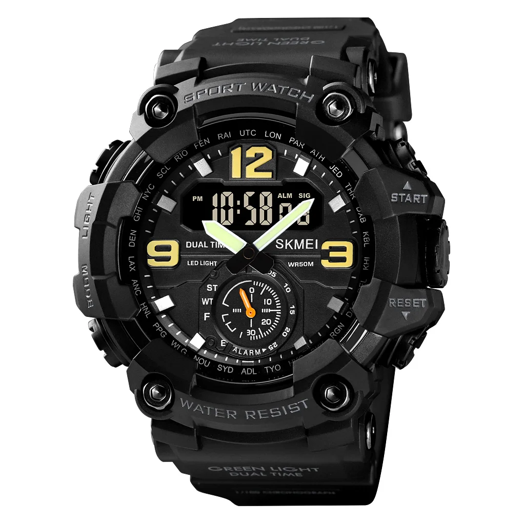 SKMEI 1637 fashion waterproof digital watches for men wrist sport camo watch