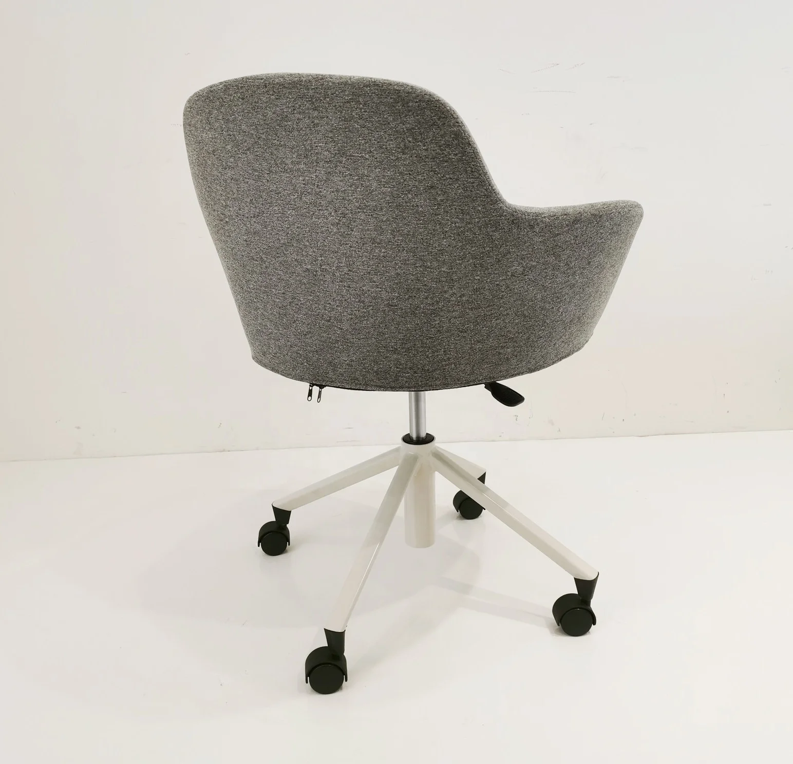 GS-G1860 Modern Adjustable grey warm comfortable fabric Home office swivel chair with 4 star base