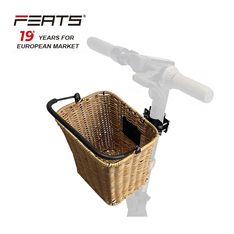 Аксессуары для передней корзины Ferts из полиротанга для электронных скутеров