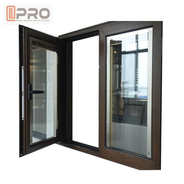 aluminium windows for sale china Affordability 3x4 Hand Crank Easy Security Windproof Design Beauty Aluminum Casement Window