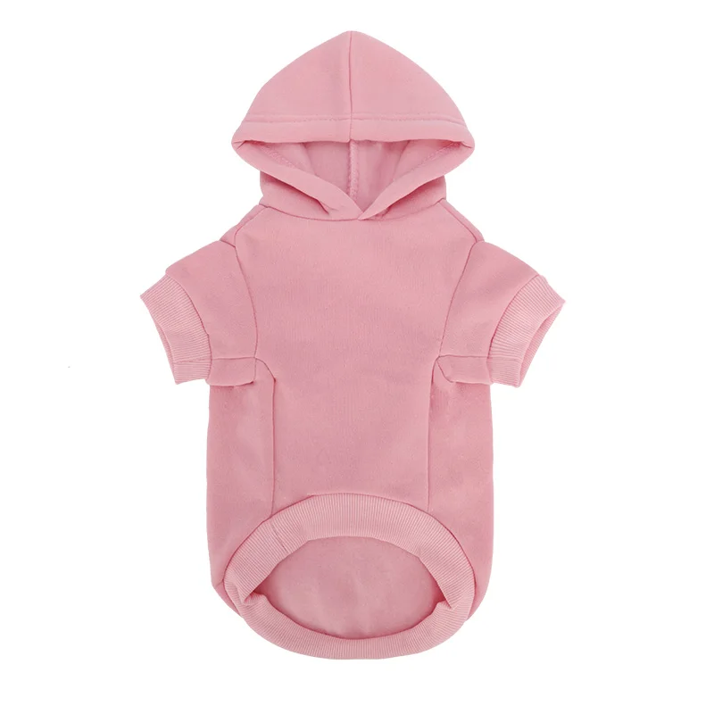 Wholesale Cotton Custom print Dog Clothes Sweater  Colorful Blank Dog Hoodie