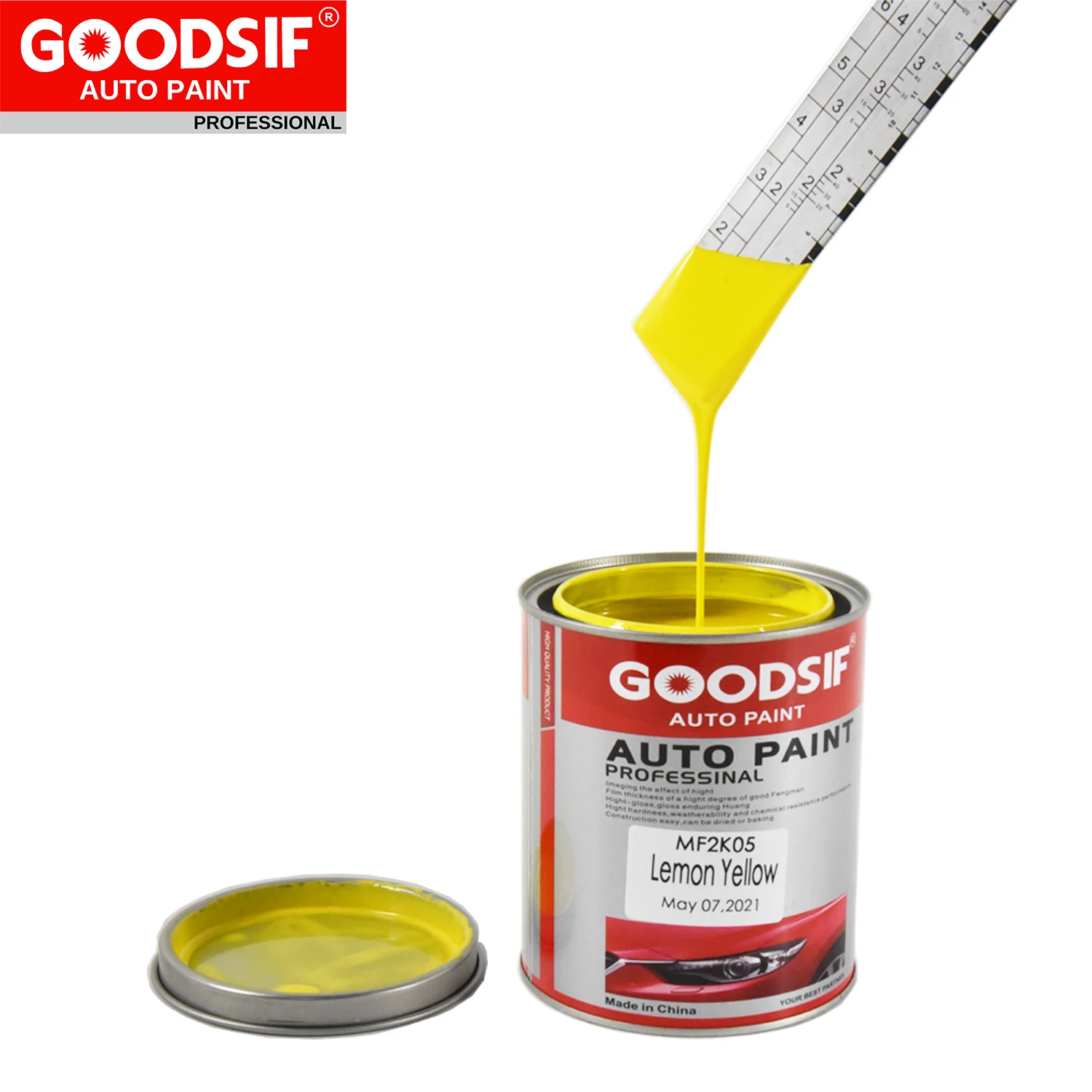 Acrylic car paint 2 to solid color paint spraying