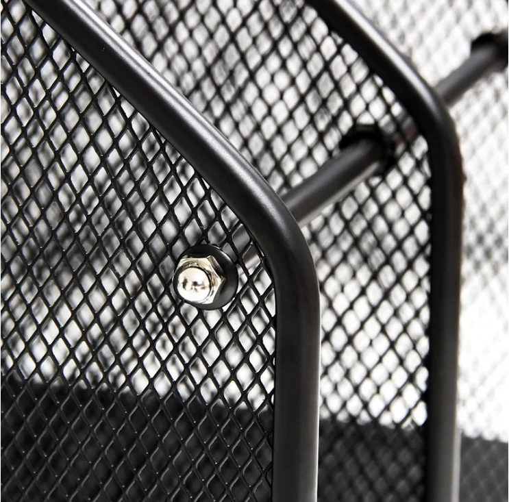 2 Vertical Compartments Office Desk Organizer Mesh Document Magazine File Storage Holder