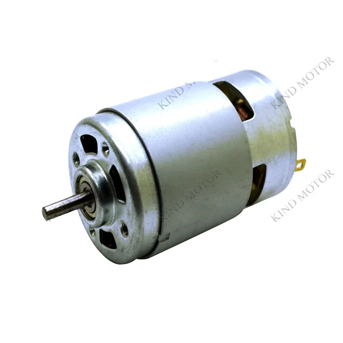 High power micro mabuchi carbon brush 24v 755 dc motor