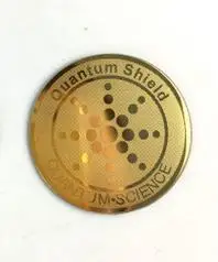
2019 new hot quantum shield 24K gold negative ion anti radiation sticker shield 