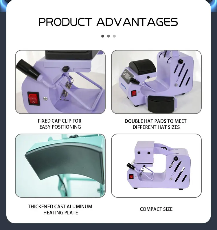 Home Use Personable Easy Operation DIY Cap Transfer Sublimation Machine Printing Machine Hat Heat Press Machine