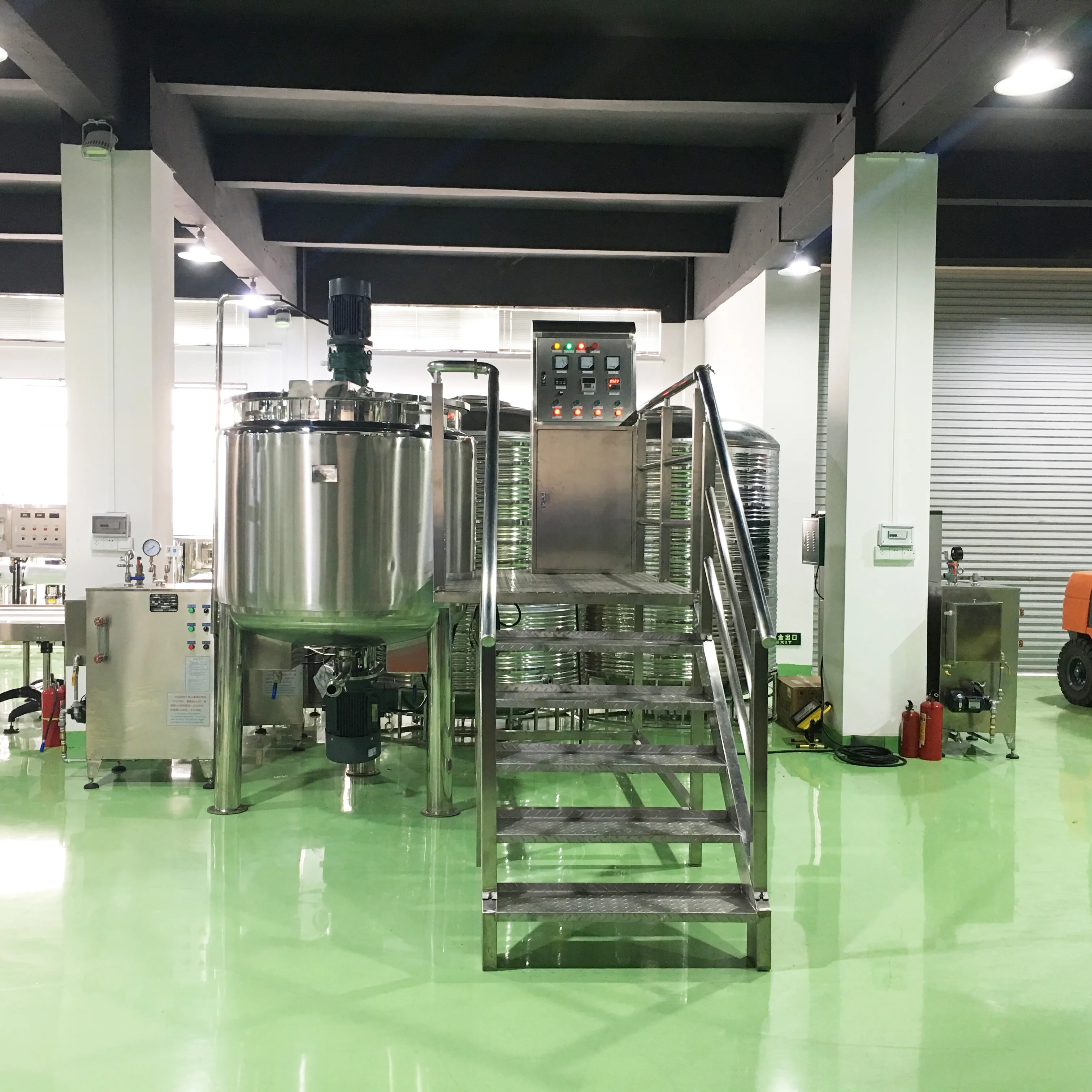 1000L Cosmetic Detergent Soap Homogenizer Mixer Making Machine Industrial Chemical Mixing Equipment