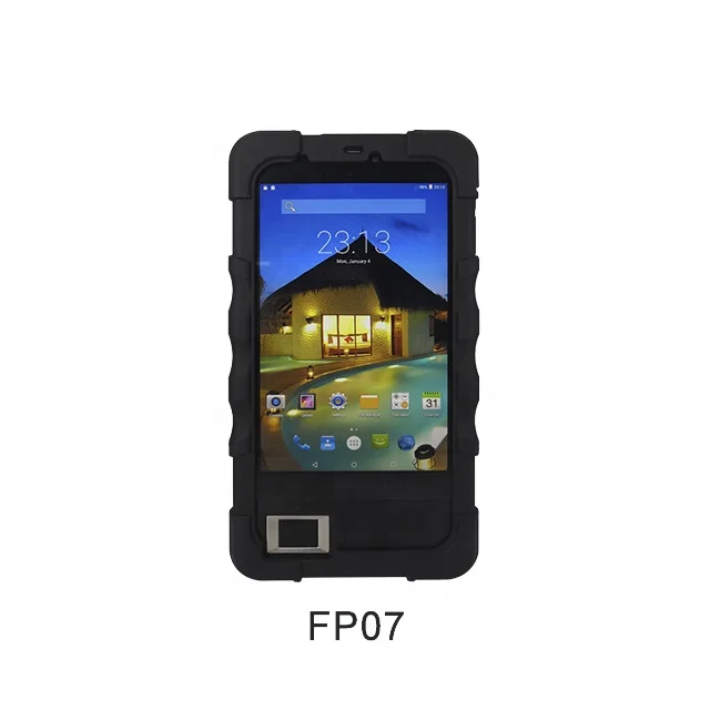 Бюджетный Fp07 IP65 Система Android NFC кардридер мантра сканер отпечатков пальцев для выборов 7 мульти сенсорный экран IPS панель