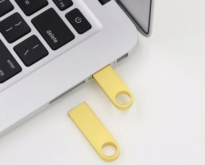 Мини-флеш-накопитель USB металлический водонепроницаемый оптом продавает флэш-накопитель 128 ГБ U диск 64 Гб оперативной памяти 32 встроенной флешка-ключ изготовленным на